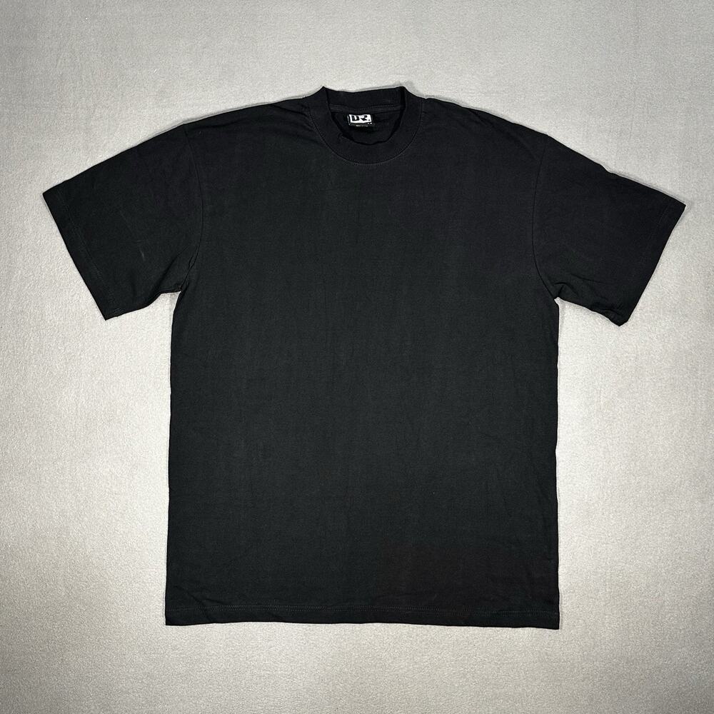 Dream USA DR Black Heavyweight Blank T-Shirt Men’s Large 100% Cotton Streetwear